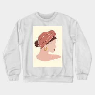 Decorative Modern Minimalistic Illustration Crewneck Sweatshirt